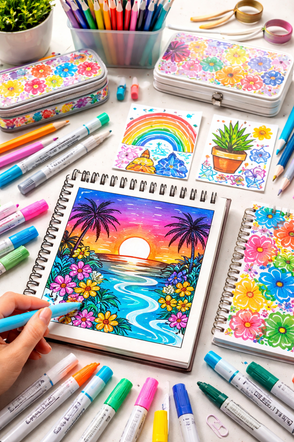 Marker DIY Art: Turning Simple Colors into Something Personal