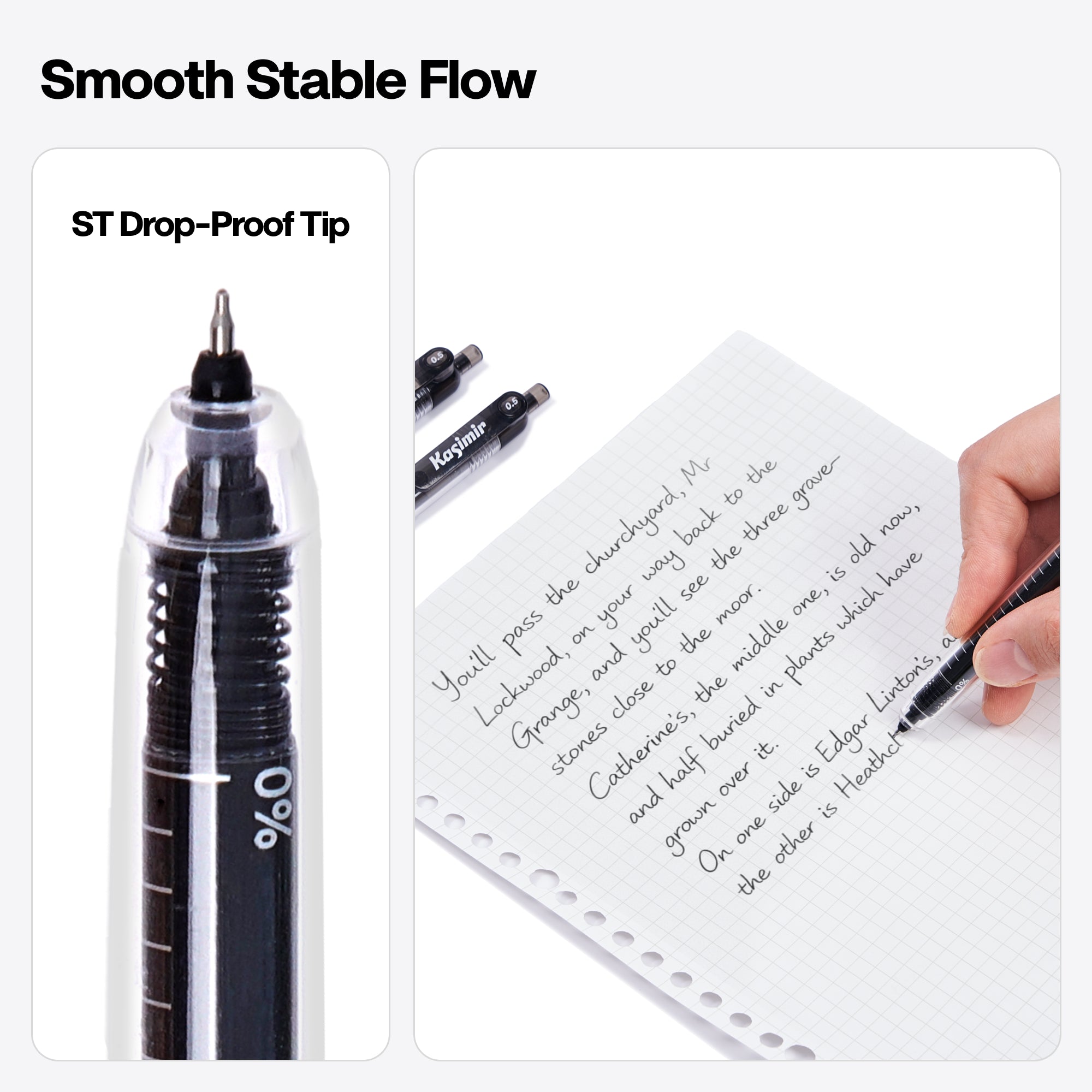 Large-Capacity Gel Ink Pen