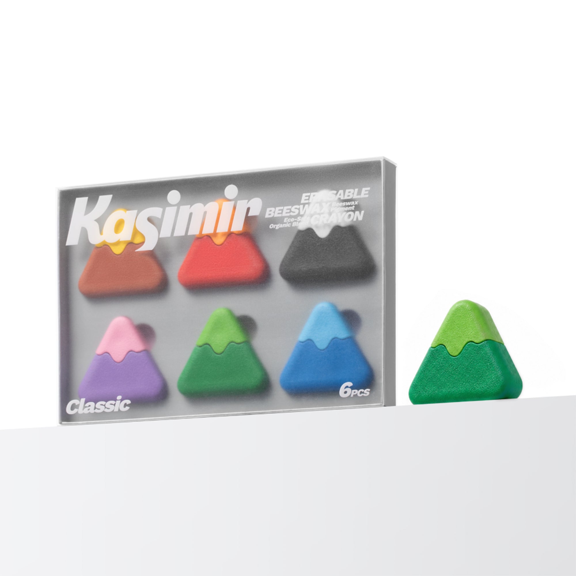 Kasimir Erasable Beeswax Crayons for Toddlers, 11 Colors Jumbo Crayon for Kids with Eraser, Mess Free Non-toxic STEM Toys for Ages 3 4 5 6 7 8