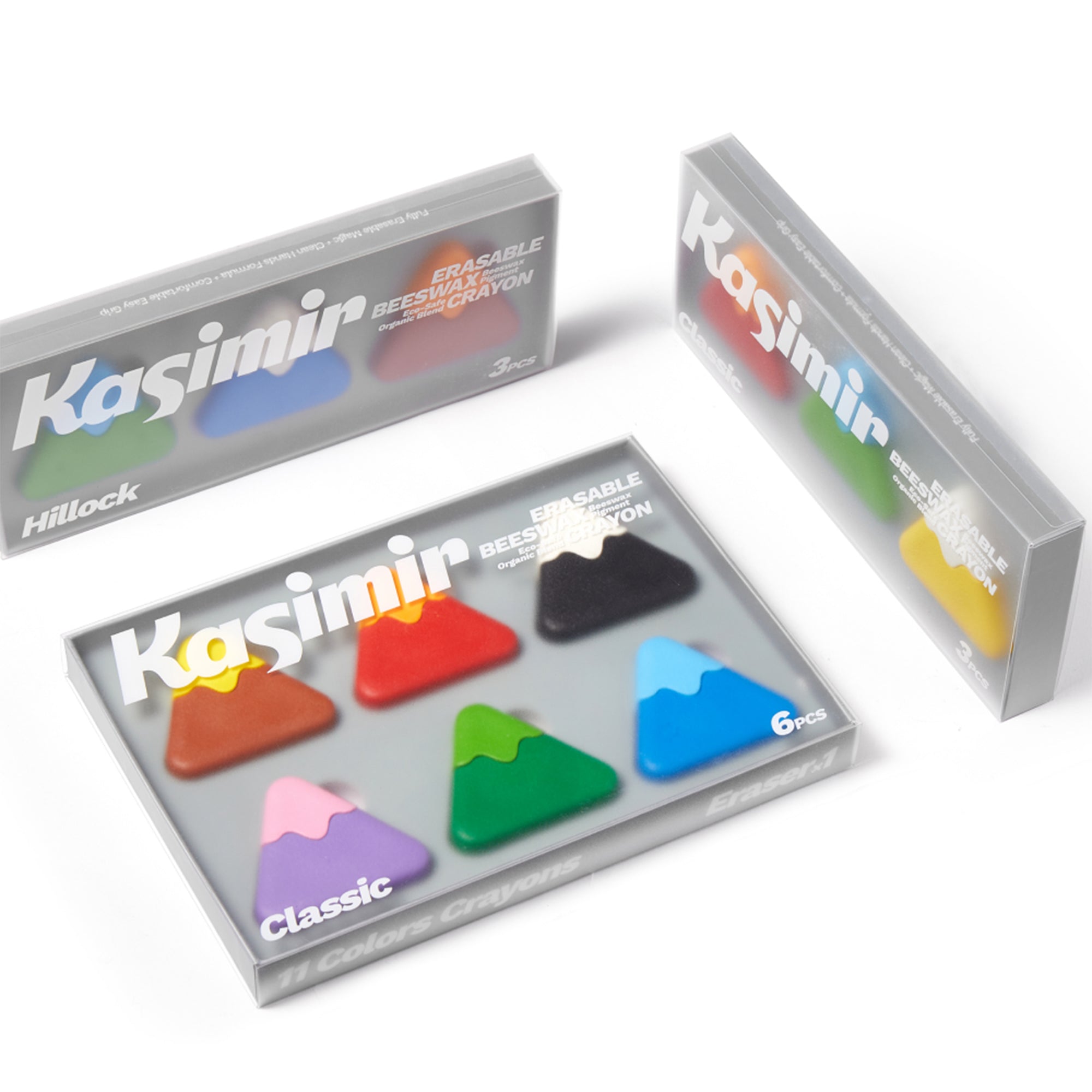 Kasimir Erasable Beeswax Crayons for Toddlers, 11 Colors Jumbo Crayon for Kids with Eraser, Mess Free Non-toxic STEM Toys for Ages 3 4 5 6 7 8-thumbmail-4